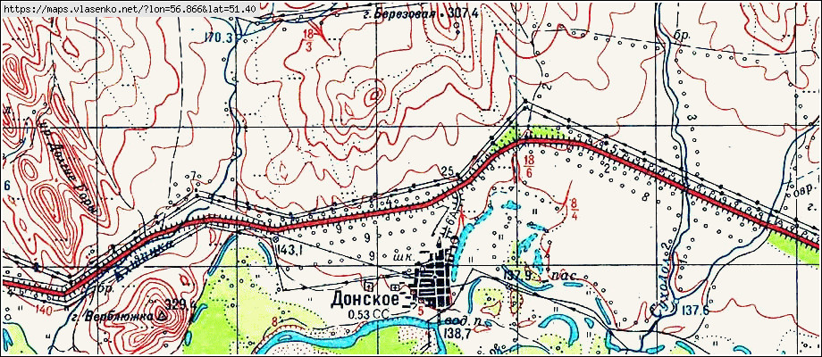 Белошапка оренбургская область карта