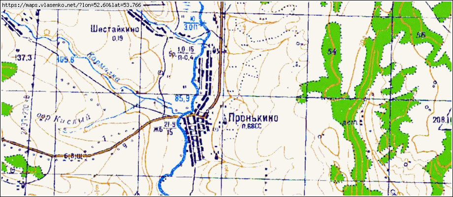 Карта бугурусланского района