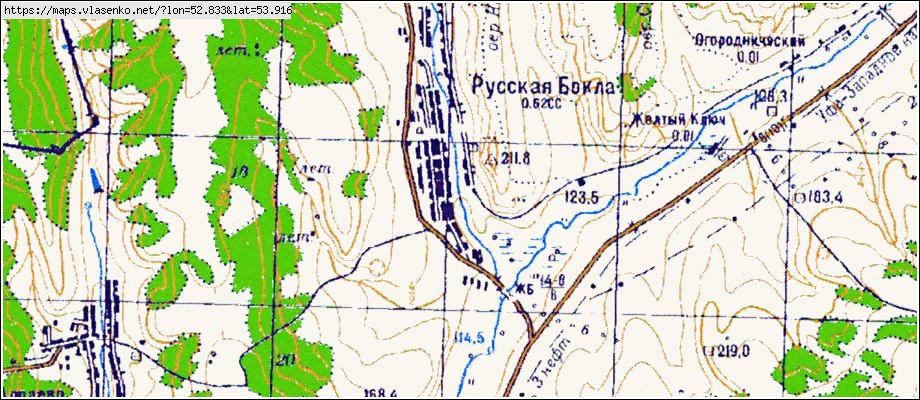 Карта бугурусланского района