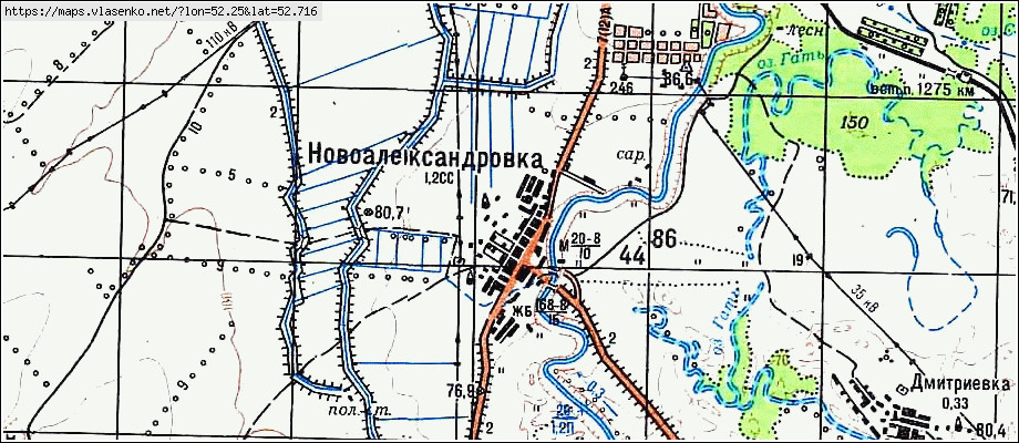 Карта новоалександровка бузулукский район