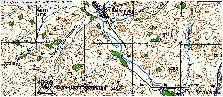 Колпакское гайский район карта