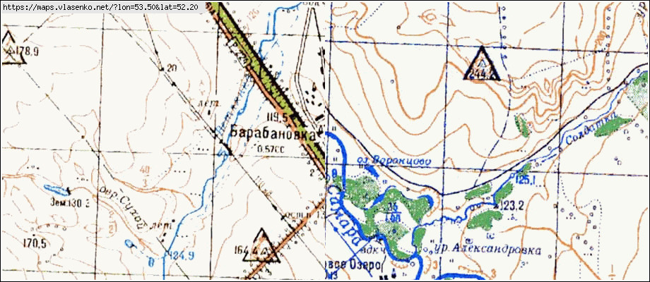 Карта новосергиевского района оренбургской области