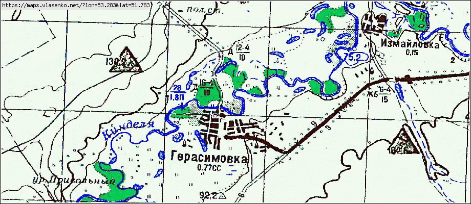 Карта новосергиевского района оренбургской области с деревнями