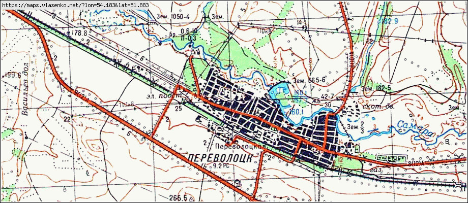 Переволоцк карта со спутника