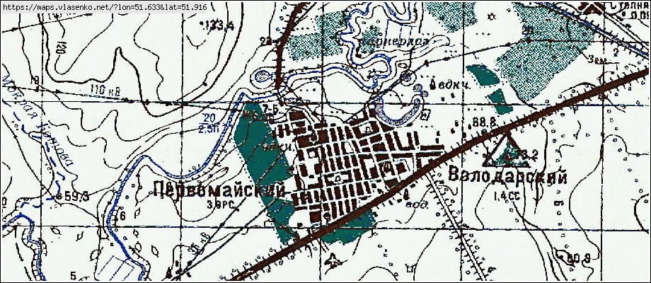 Карта первомайская 52