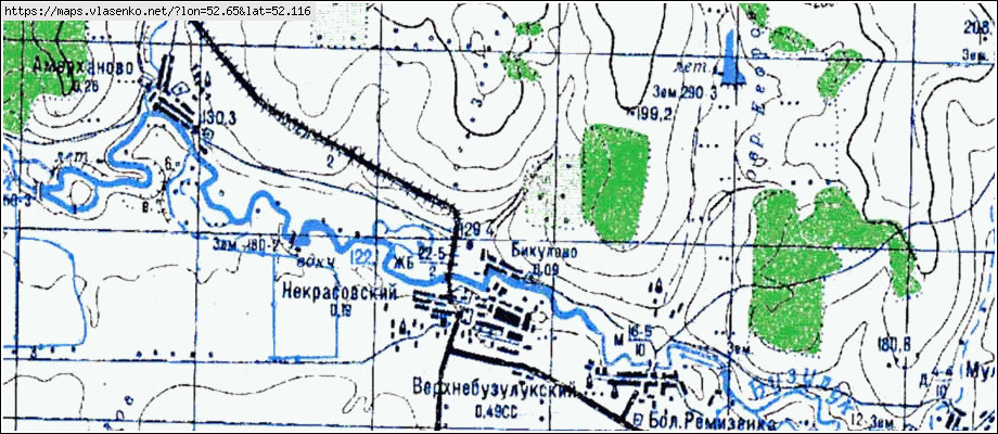 Оренбургская область тоцкое карта