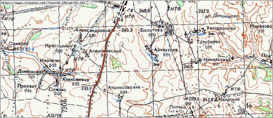 Карта орловской болховского района орловской области