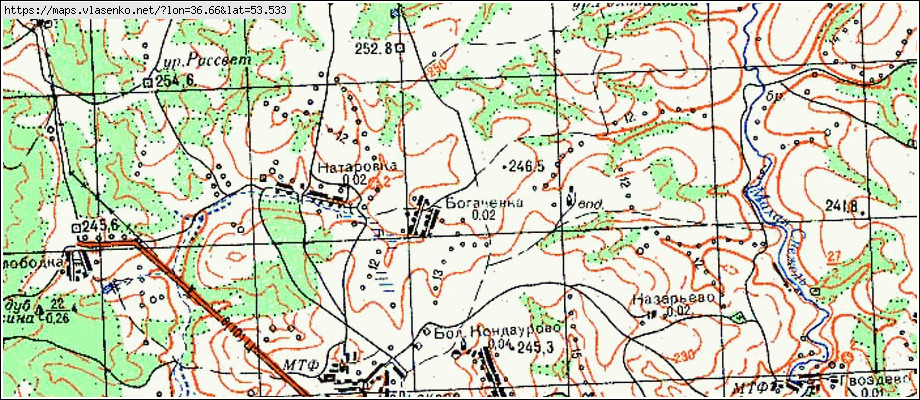 Орел болховский район карта