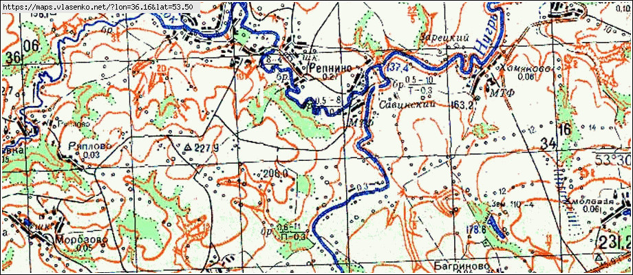 Карта крученая балка