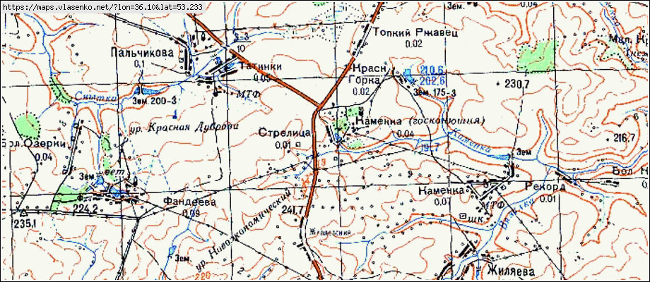 Карта орловской болховского района орловской области