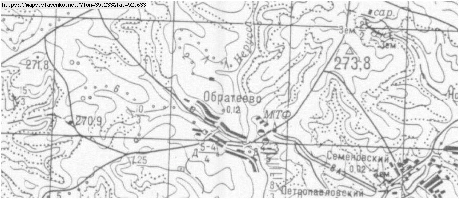 Карта дмитровска орловской