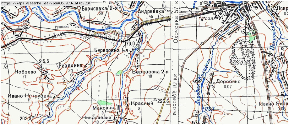 Карта колпнянского района орловской области