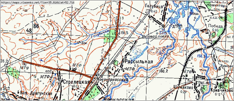 Карта кромы орловской области