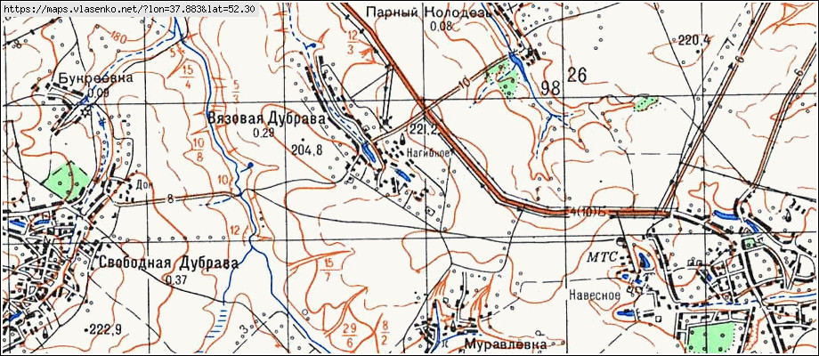 Карта ливенского района орловской области подробная