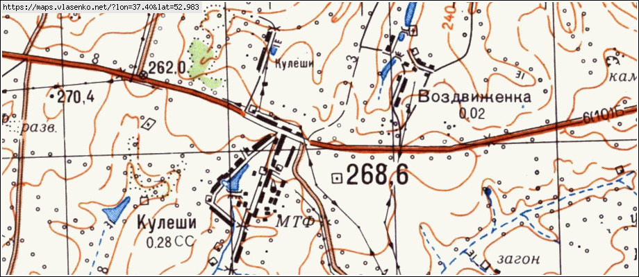 Карта район новодеревеньковский орловской области