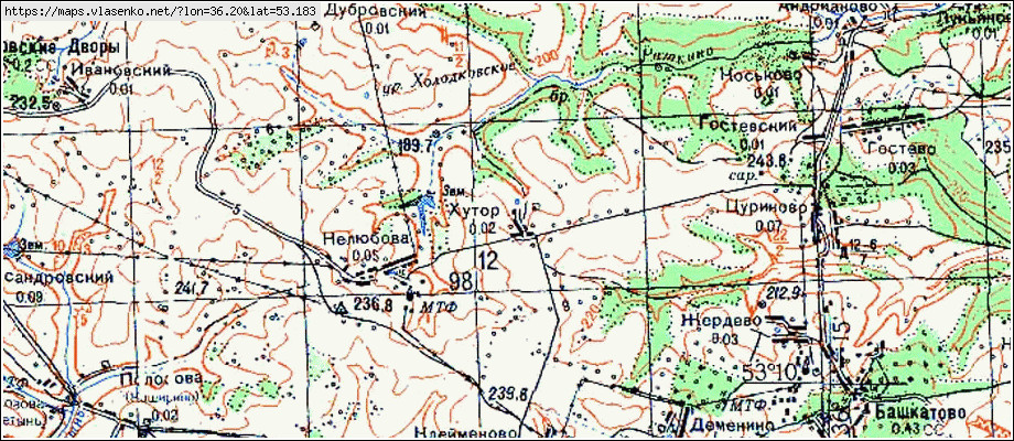 Нововолково орловская область карта