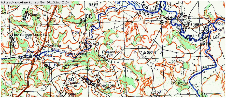 Карта троснянский район орловской области