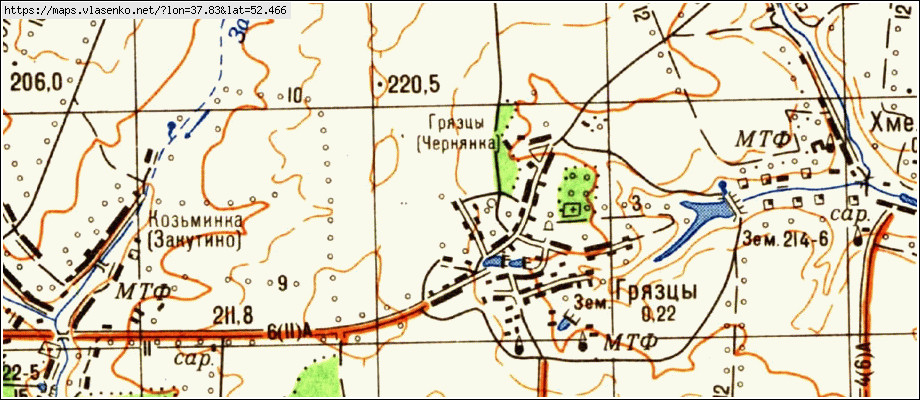 Покровское орловская область карта