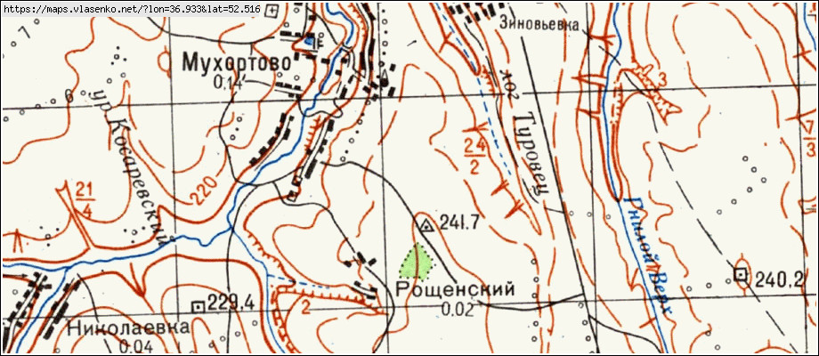 Карта покровского района орловской области подробная с деревнями