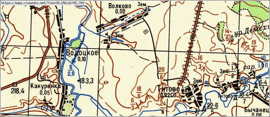 Карта волково благовещенский район