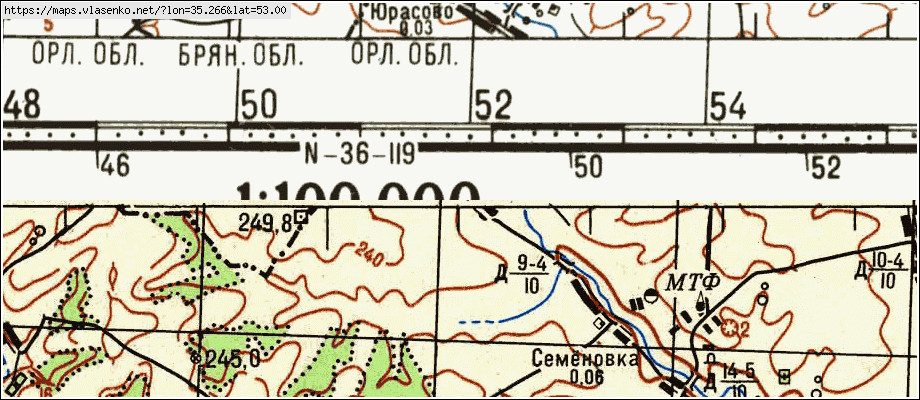 Шаблыкинский район орловской области карта