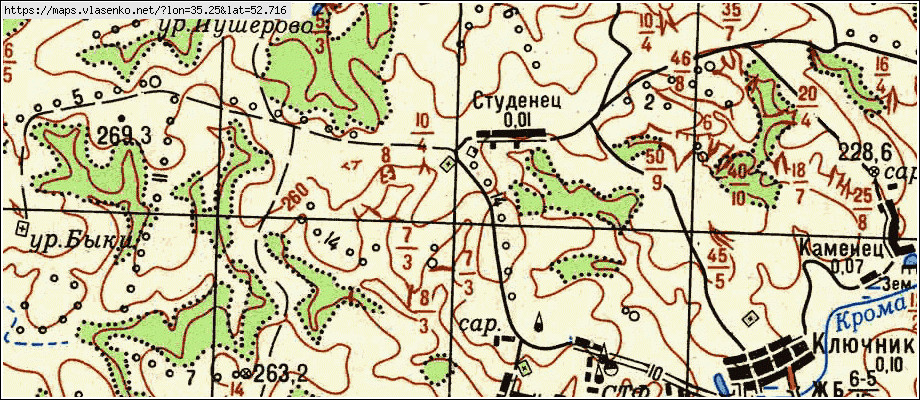 Сосковский район орловской области карта