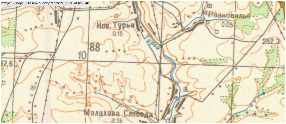 Карта троснянский район орловской области