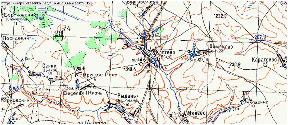 Карта шуберта орловской области трехверстовки с привязкой