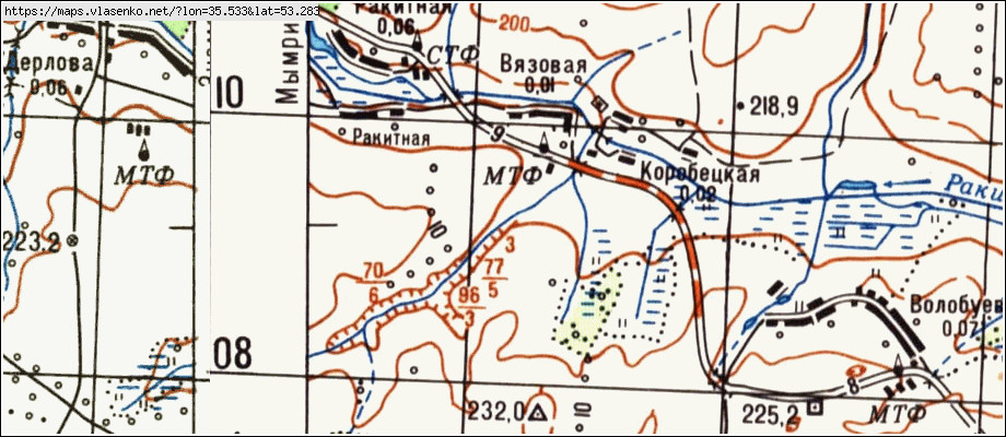 Знаменка орловская область карта