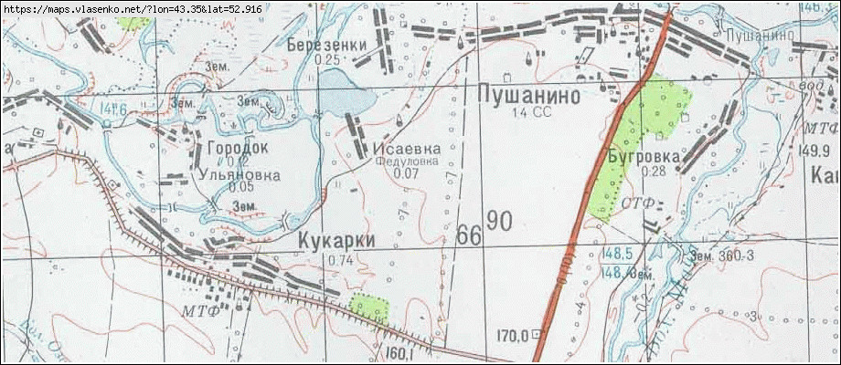 Карта белинский пензенской обл