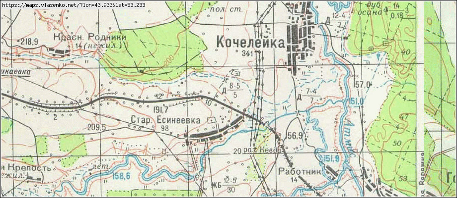 Карта каменского района пензенской области со спутника