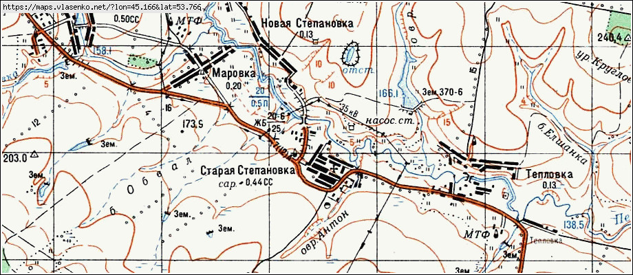 Карта никольского района пензенской области старая