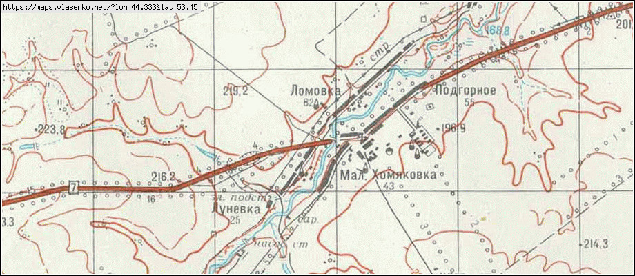 Карта мокшанского района