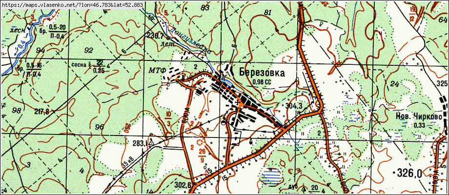 Карта колышлей пензенская область