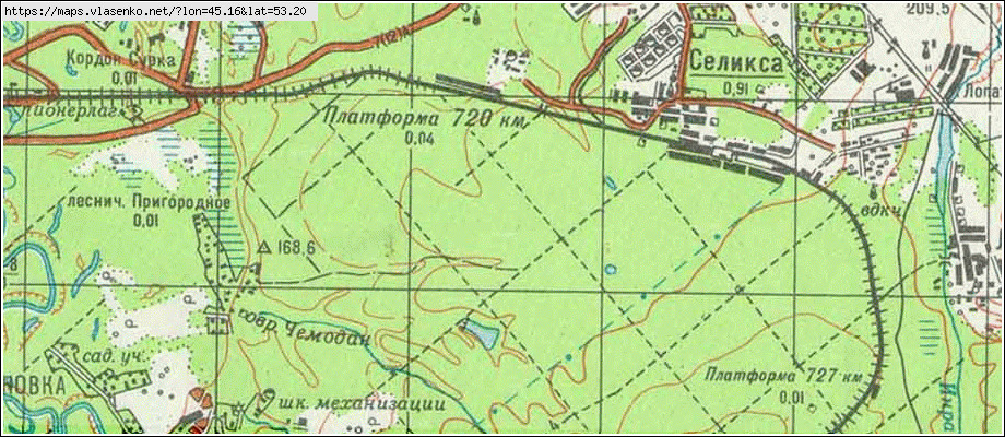 Карта ПЕНЗА, Пензенская область, Пензенский район