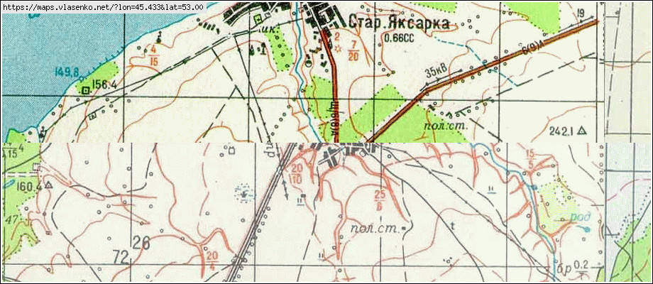 Старая яксарка пензенская область карта