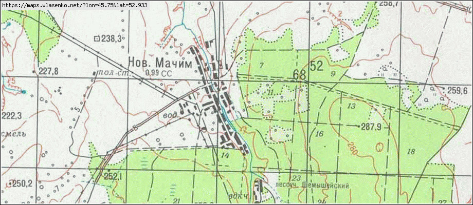 Карта шемышейского района