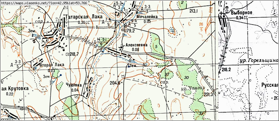 Карта д 30