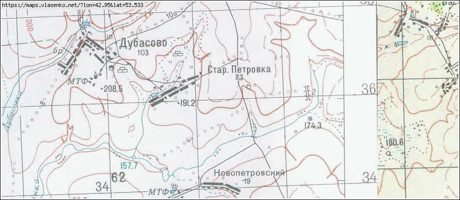 Петровка тамбовская область карта