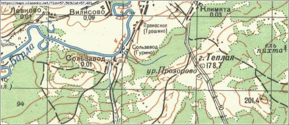 Карта г березовский