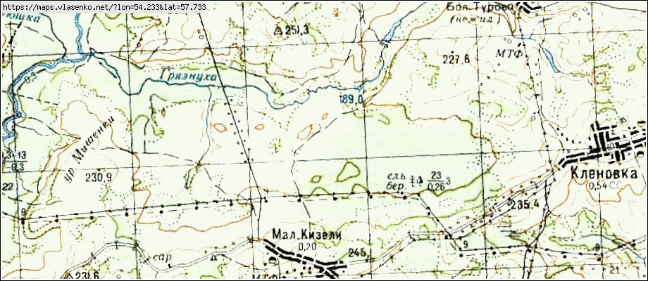 Карта большесосновского района пермский край с деревнями