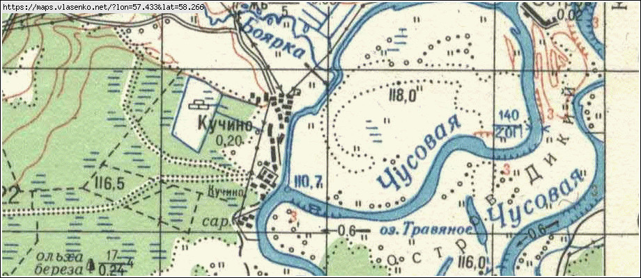 Карта калино чусовского района со спутника