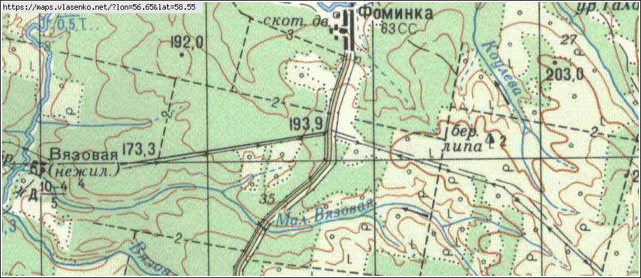 Фоминка пермский край карта