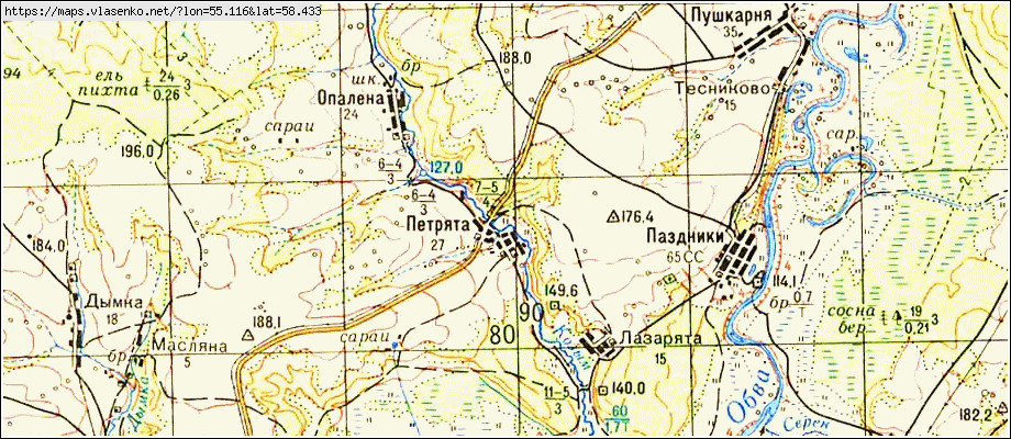 Карта карагайского района пермского края