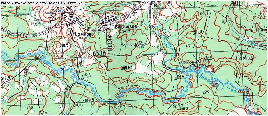 Карта березовки пермский край