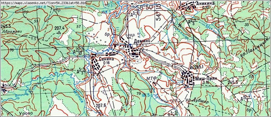 Карта пермский край кудымкар