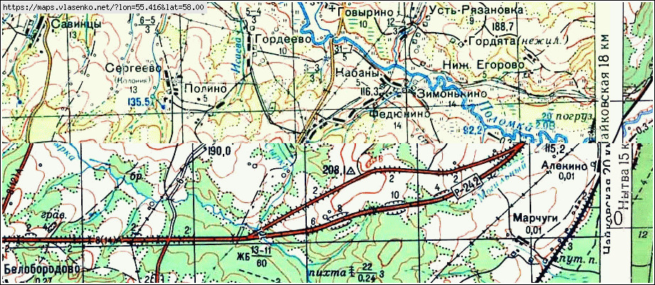 Карта нытвенского района со спутника