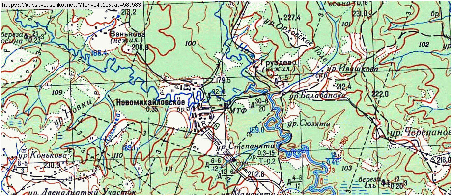 Сивинский район карта