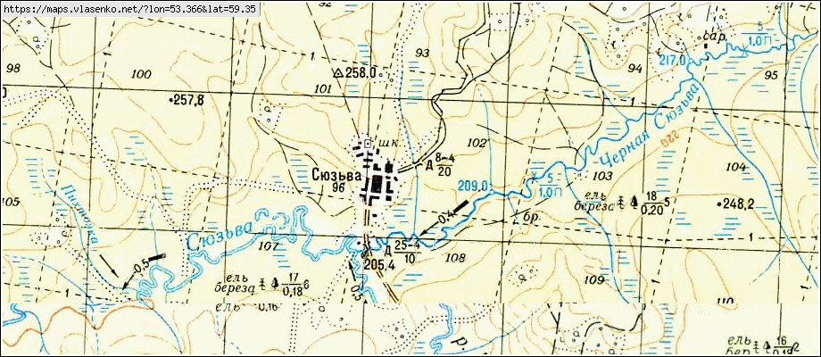 Карта березовки пермский край