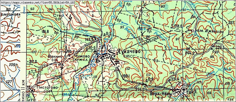 Карта юсьва пермский край